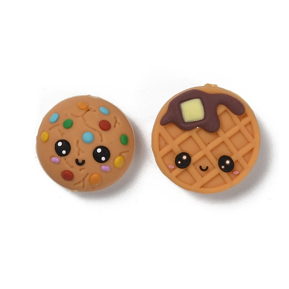 Силиконовые бусины, печенье, фокусные бусы