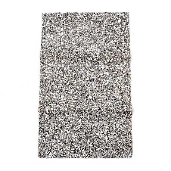 Hotfix Rhinestone Sheets, Glass Rhinestone(Hot Melting Glue on the Back), Rectangle