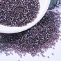 MIYUKI Delica Beads Small, Cylinder, Japanese Seed Beads, 15/0, Transparent Colours AB