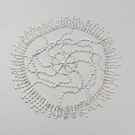 Сетчатые повязки на голову из сплава со стразами, аксессуары для волос для женщин и девушек