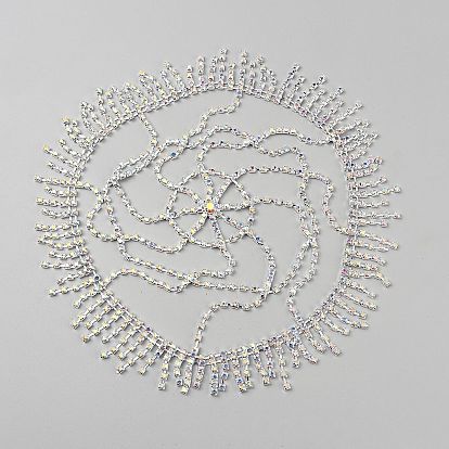 Сетчатые повязки на голову из сплава со стразами, аксессуары для волос для женщин и девушек