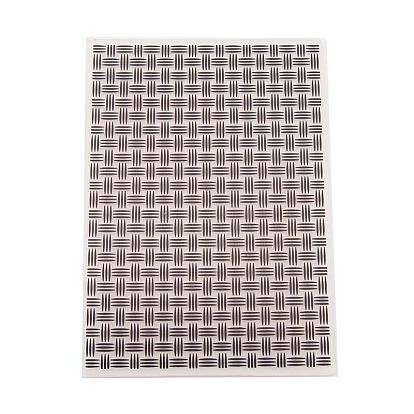 Transparent Plastic Embossing Template Folders, For DIY Scrapbooking/Photo Album Decorative/Embossed Paper, Stamp Sheets, Black
