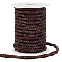 10M Round Braided PU Leather Cord, for Necklace & Bracelet Making Accessories
