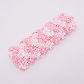 Blumen-Polyester-Besatzband, für Kleid Haarband Kleidung Dekoration