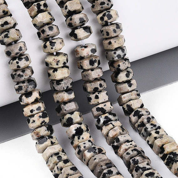 Естественной яшмы бисер нитей, граненые, шестиугольник