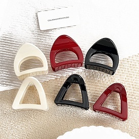 Plastic Claw Hair Clips, Hair Accessories for Women Girls, Triangle