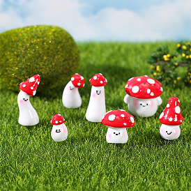 Miniature Mushromm Resin Ornaments, Micro Landscape Home Dollhouse Accessories, Home Decorations