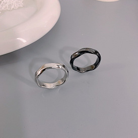 304 из нержавеющей стали кольца палец для мужчин, твист кольцо