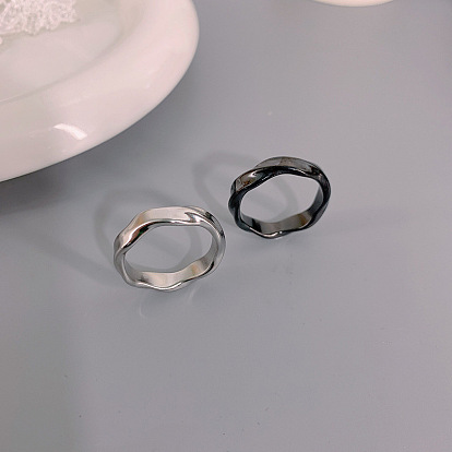 304 из нержавеющей стали кольца палец для мужчин, твист кольцо