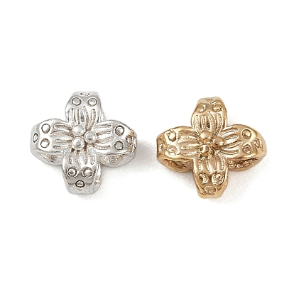 Латунные бусины, без кадмия и без свинца, цветок