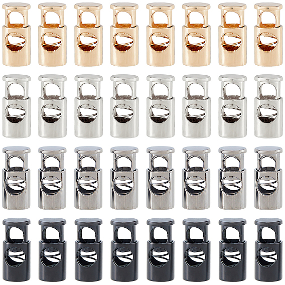 32шт 4 цвета сплав пружинный шнур замки, застежка на пояс