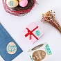 Easter Theme Paper Self-adhesive Easter Egg Stickers, for Gift Sealing Decor
