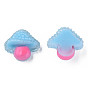 Translucent Epoxy Resin Cabochons, Druzy, Mushroom