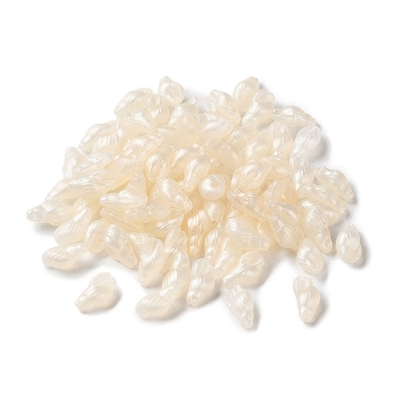 Acrylic Beads, Shell Shape