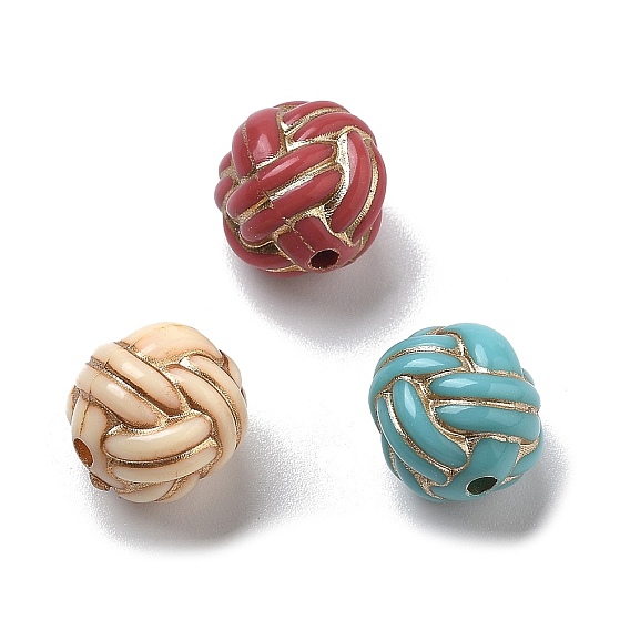 Покрытие акриловыми шариками, золотой металл обвитыми, цветок