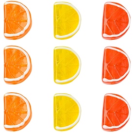 12 шт 3 цвета бусины лэмпворк ручной работы, оранжевые