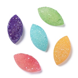 Cabochons agate Druzy naturel, teint, oeil de cheval