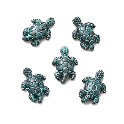 Сплавочные овальные бусины тибетского стиля , черепаха, без кадмия, без никеля и без свинца