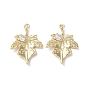 Латунные микропаве прозрачные подвески с фианитом, без кадмия, без никеля и без свинца, лист