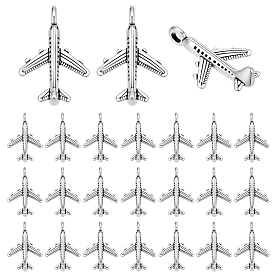 80 шт. Подвески из сплава в тибетском стиле, пассажирский самолет, без кадмия и без свинца