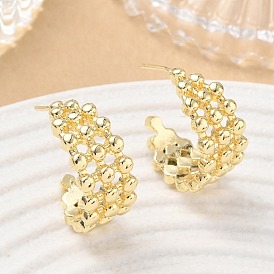 Aretes de bronce, pendientes de medio aro