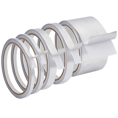 5 rollos 3 estilos cinta de papel de aluminio, cinta de reparación resistente a altas temperaturas