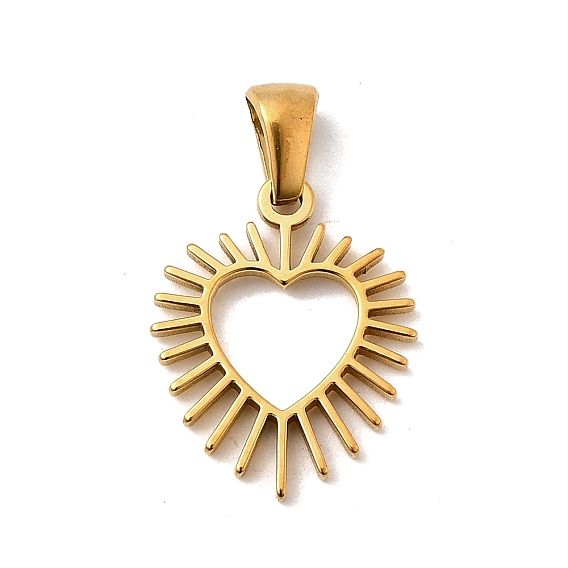 304 подвески из нержавеющей стали, ионное покрытие (ip), шарма сердца