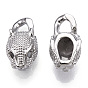304 Stainless Steel Pendants, Leopard Head Charms