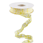 Stoff plaid band, plissierte Geschenkband, für Haarschmuck, Schleifen, Blumenstrauß, Geschenke, Verpackung