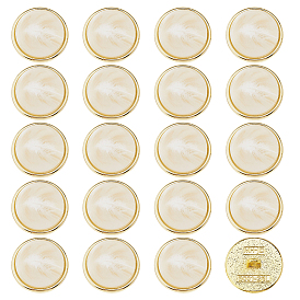 20шт. 1-образные кнопки из сплава смолы, плоско-круглые