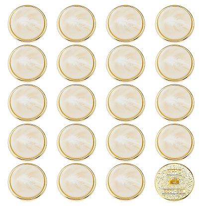 20шт. 1-образные кнопки из сплава смолы, плоско-круглые