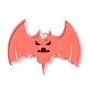 Halloween Translucent Acrylic Pendants, Bat