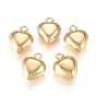 Brass Charms, Heart