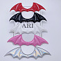 Imitation Leather Devil Wings Ornament Accessories, Fabric Embossed Wings, Craft Wings, for DIY Children's Clothes, Hair Accessories