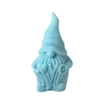 Valentine's Day Couple Dwarf/Gnome DIY Silicone Candle Molds, for Scented Candle Making