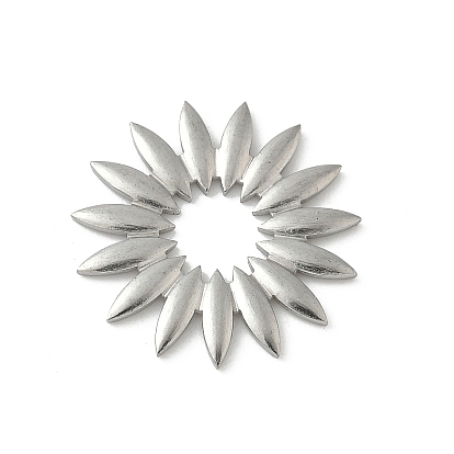 304 подвески из нержавеющей стали, цветок