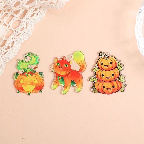 Хэллоуин акриловые подвески