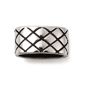 304 подвески-слайдеры из нержавеющей стали, прямоугольник с тартаном