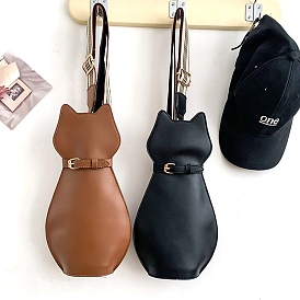 Women Shoulder Bag, PU Leather Adjustable Strap Dog Shaped Bag