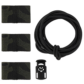 Эластичная застежка-ремешок для тактического флага из полиэстера