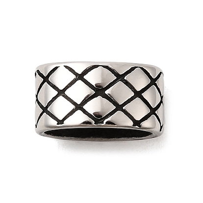 304 подвески-слайдеры из нержавеющей стали, прямоугольник с тартаном