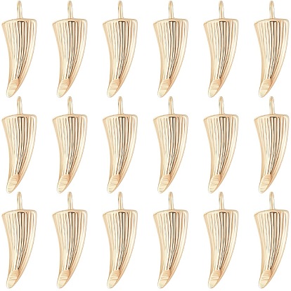 20 pendentifs en laiton, klaxon, sans nickel