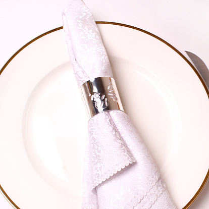 Hotel restaurant decoration butterfly napkin ring mouth cloth ring opening metal napkin buckle napkin ring