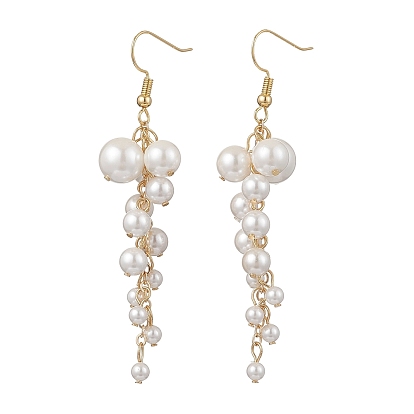 Круглые серьги с подвесками из ракушек и жемчуга, с фурнитурой для сережек из латуни и нержавеющей стали