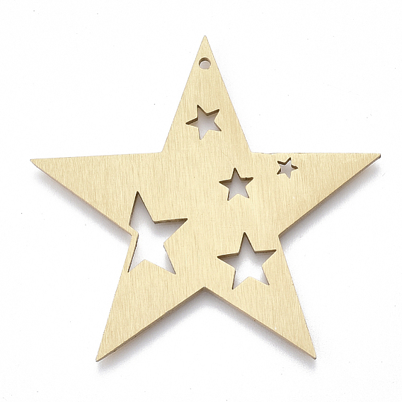 Алюминиевые большие подвески, Лазерная резка больших подвесок, звезда