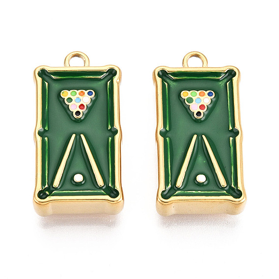 304 нержавеющей стальной эмали подвески, бильярд, ионное покрытие (ip), реальный 18 k позолоченный