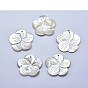 Undyed Shell Pendants, Flower