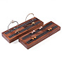 Velvet & Wood Jewelry Boxes, Ring Display, Display Counter, Rectangle