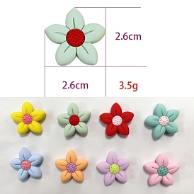 Flower Silicone Beads, Chewing Beads For Teethers, DIY Nursing Necklaces Making