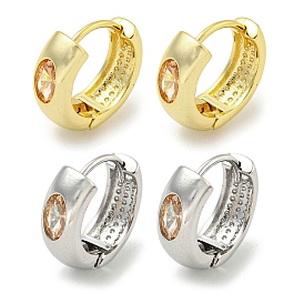 Brass with Cubic Zirconia Earrings